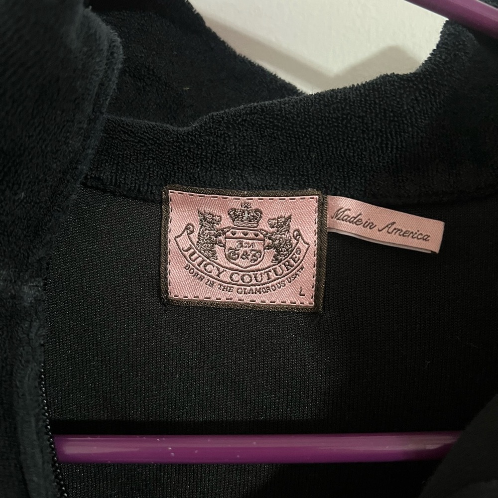 Juicy Couture Black Zip-Up Jacket - Picture 2 of 6
